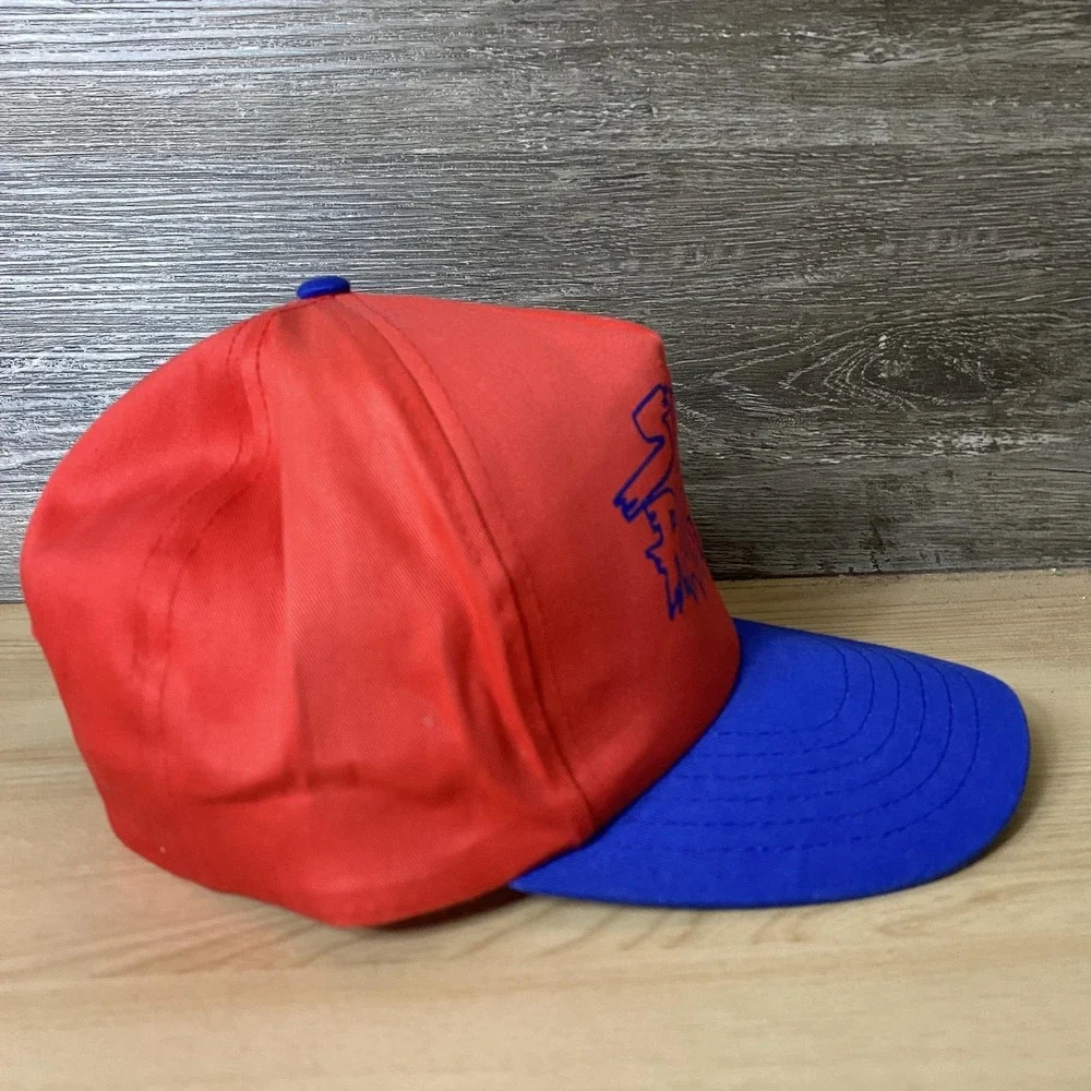 Surf Rags Hat Cap Snap Back Red Blue Graphic Adjustable Mens Skater Streetwear‎